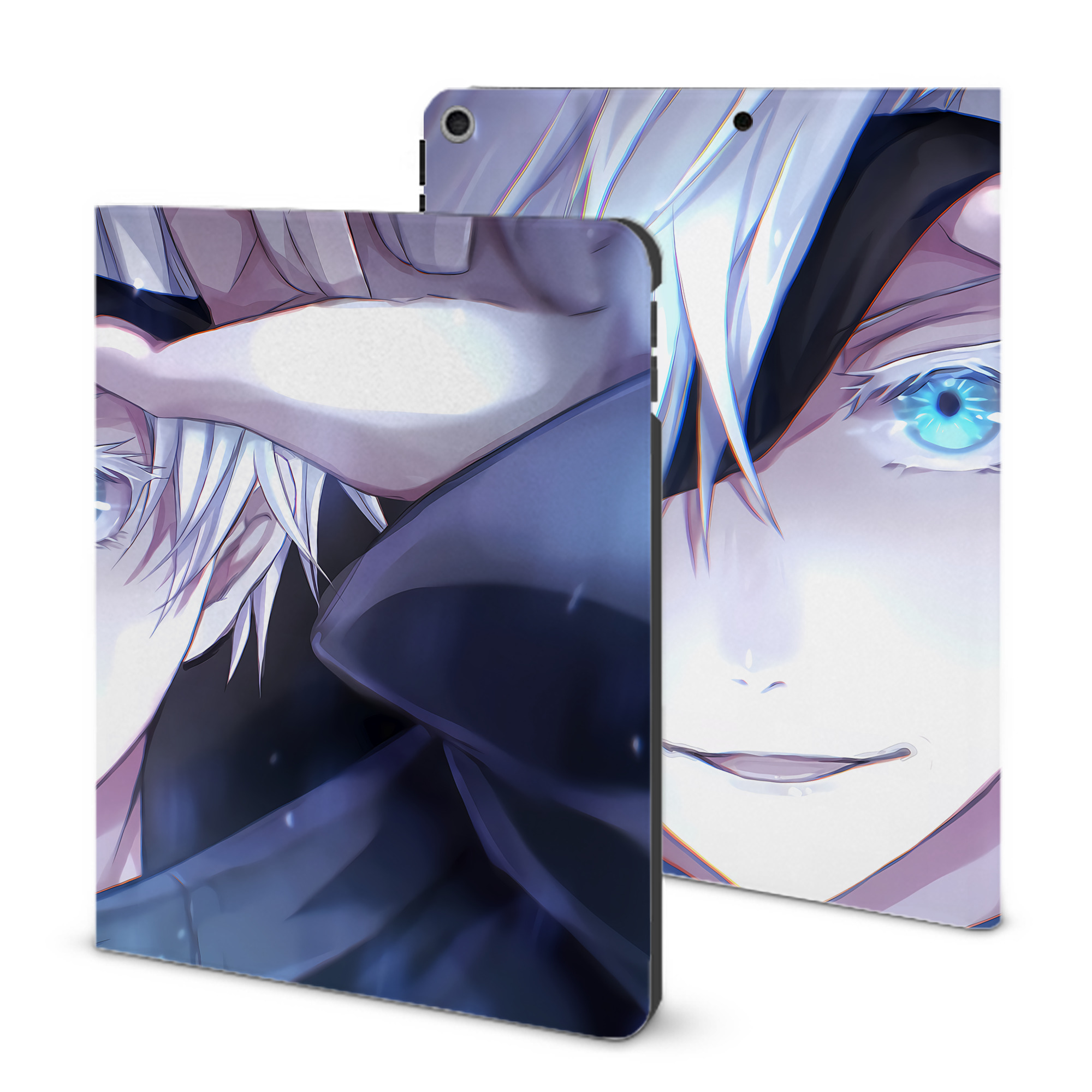 （画像用） 呪術廻戦 Jujutsu Kaisen IPad ケース ブック型 PUレザー TPU 耐衝撃 軽量 薄型 ペン収納なし 全面保護 IPad 各モデル対応